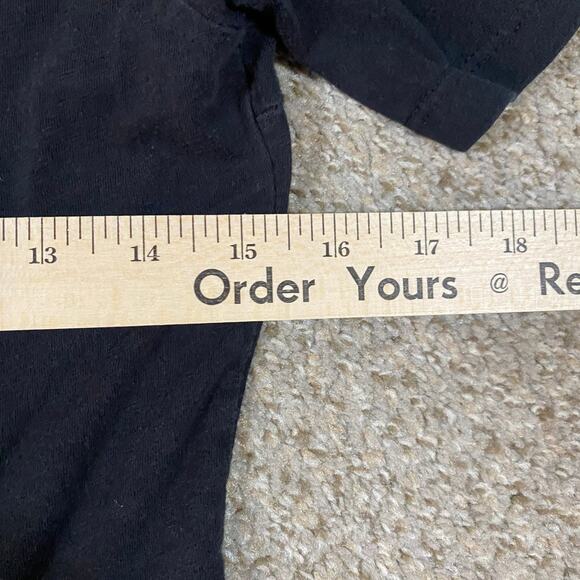 Harley Davidson Shirt Womens M USA Myrtle Beach Biker Grunge V Neck - Picture 4 of 6